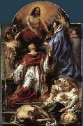 JORDAENS, Jacob St Charles Cares for the Plague Victims of Milan Germany oil painting artist